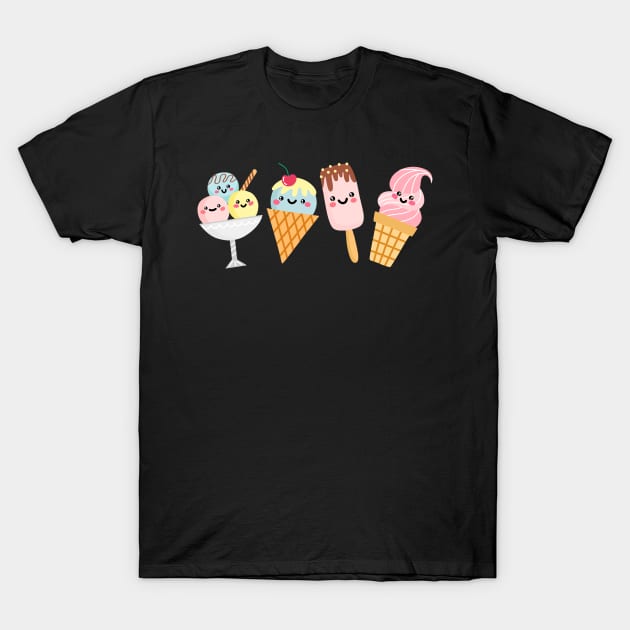 Ice cream lover for summer T-Shirt by ChristianCrecenzio